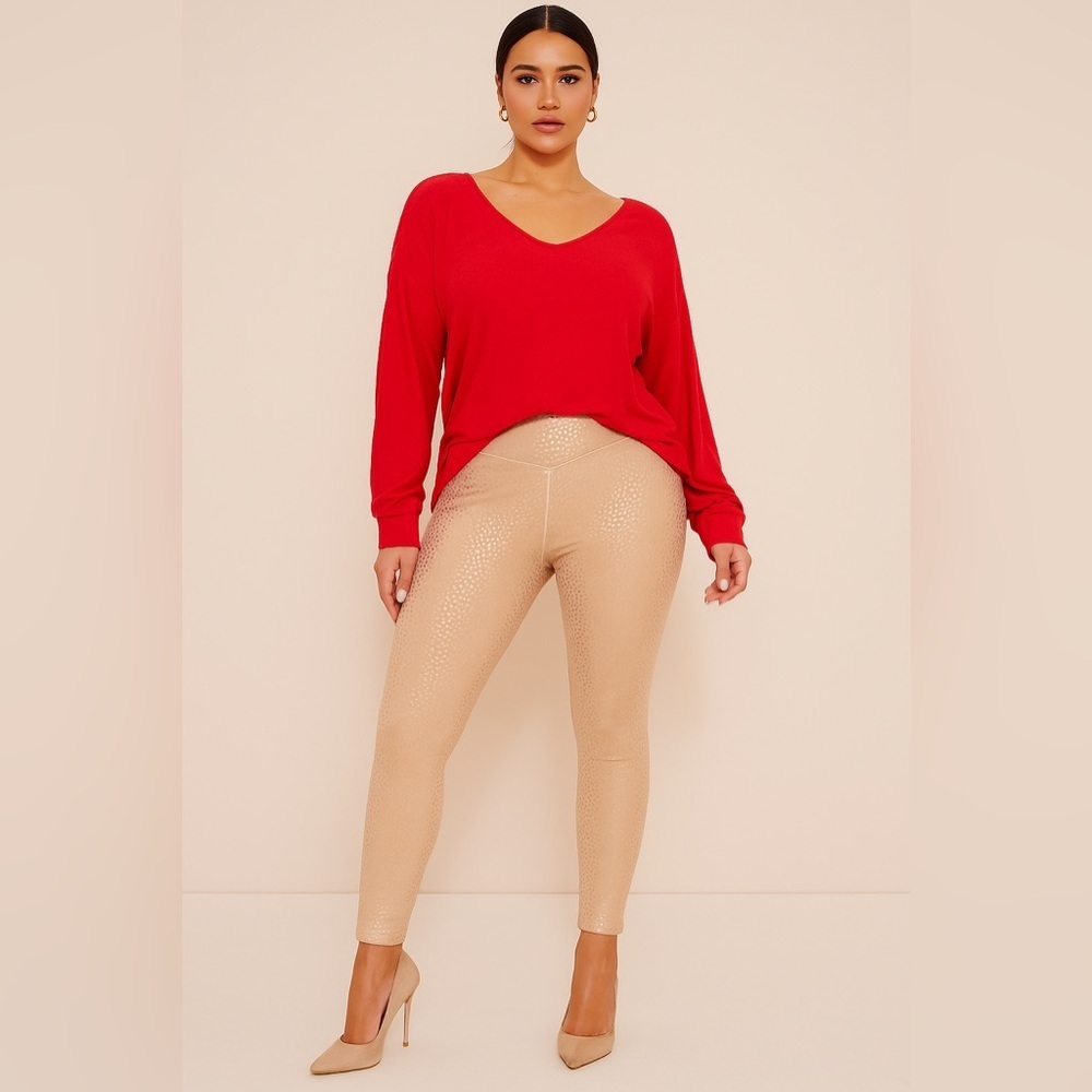 BuffBunny ⭐️Gold High-Waisted Leggings